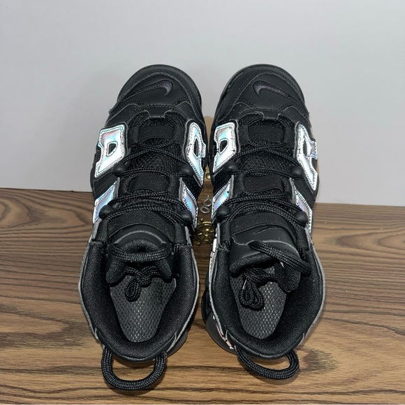 Nike Air More Uptempo GS Size 4.5Y Women’s 6 'Reflective' Sneakers 922845-001 - Picture 10 of 12